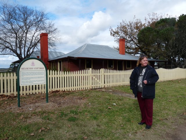 Auntie Glenda Chalker at Belgenny Cottage, Camden